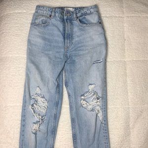Zara mom jeans